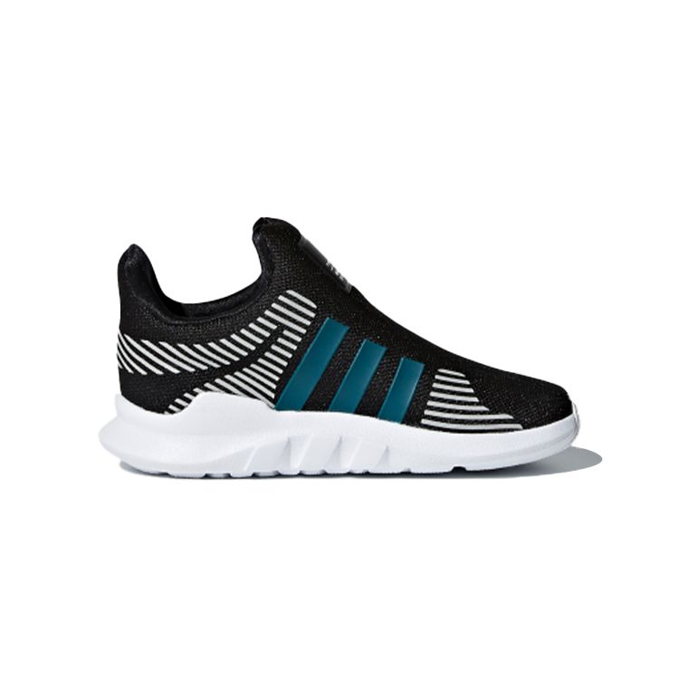 Adidas Originals Eqt Adv 360 I Fabric Comfortable Versatile Non-Slip Durable Low-Top Walking Shoes Baby Shoes Black Green CQ2872