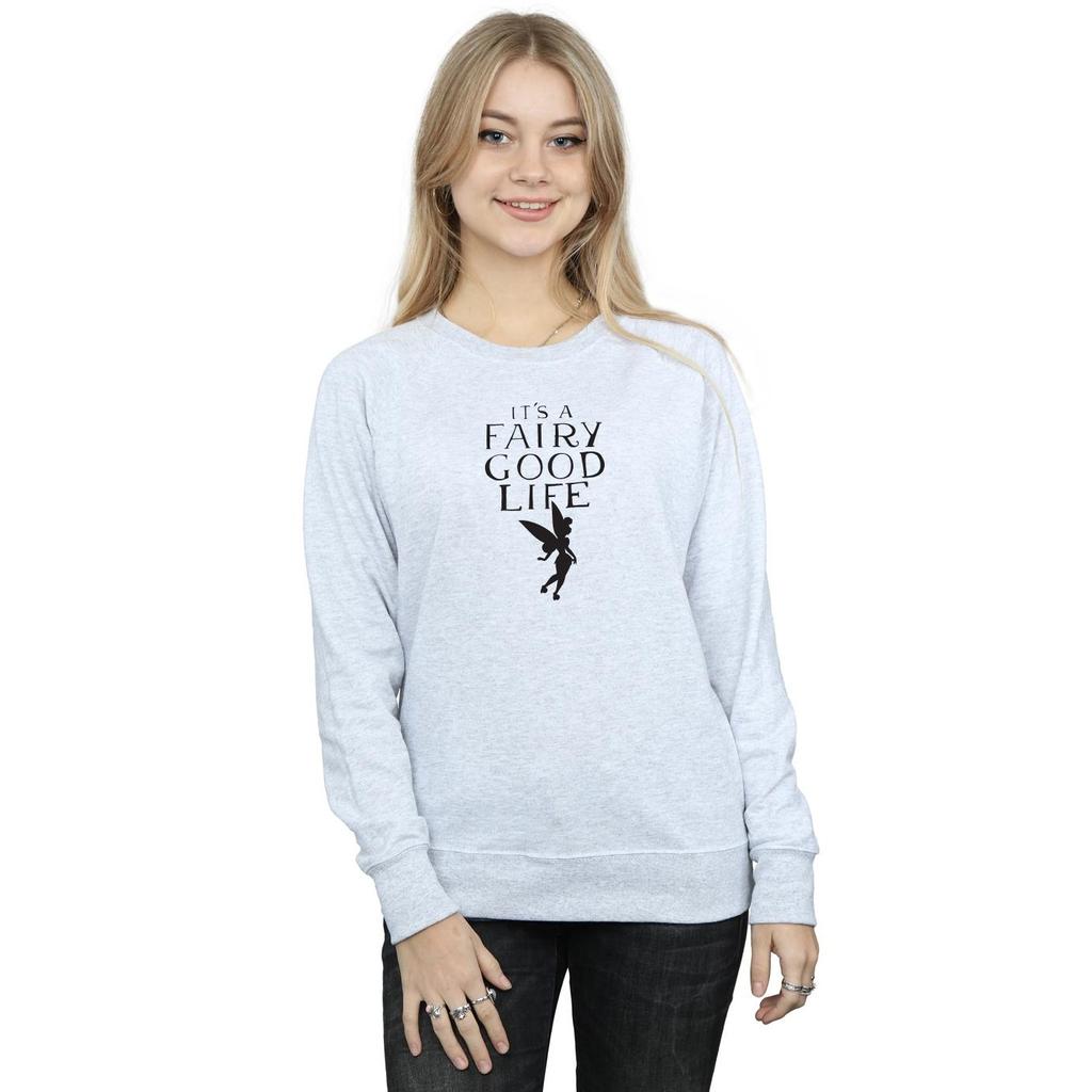 Disney Womens/Ladies Tinkerbell Fairy Good Life Sweatshirt