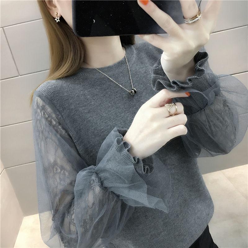 Women's Urban Casual Round Neck Loose Fit Sweater Knitwear - Autumn 2021 Fashion