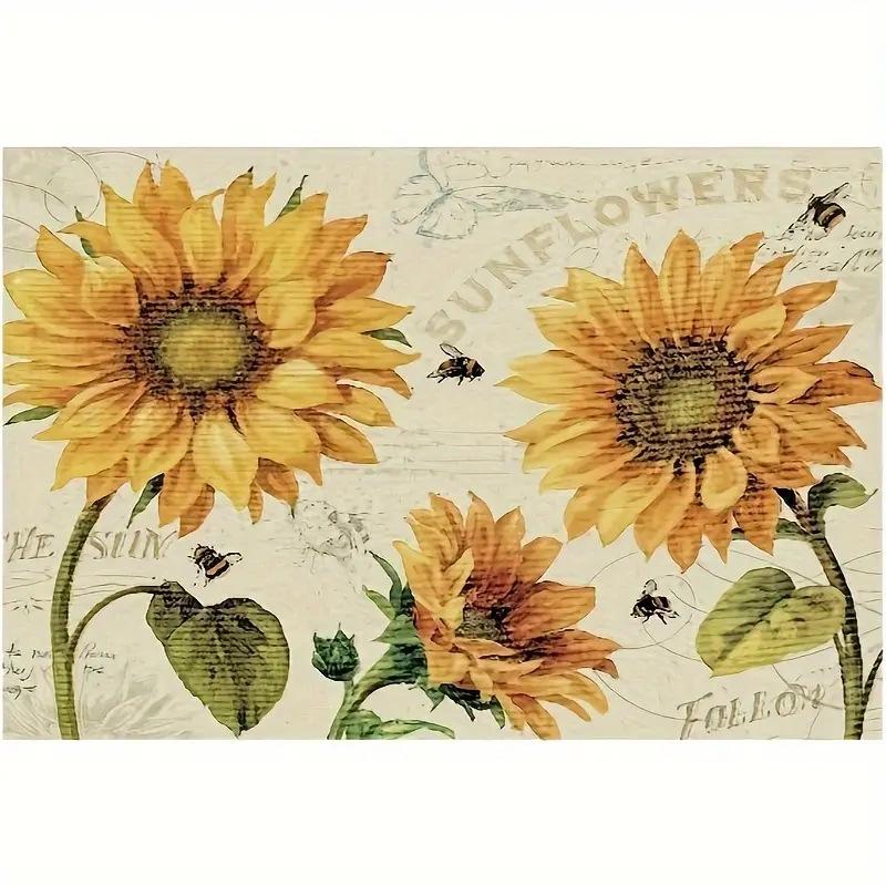 Printed Festival Party Placemats: Stain-Proof, Heat-Resistant Table Decoration