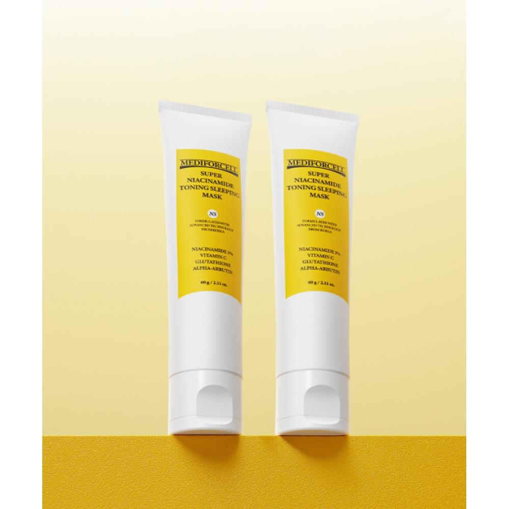 

Mediforcell [2pack] Super Niacinamide Toning Sleeping Mask 60g NONE
