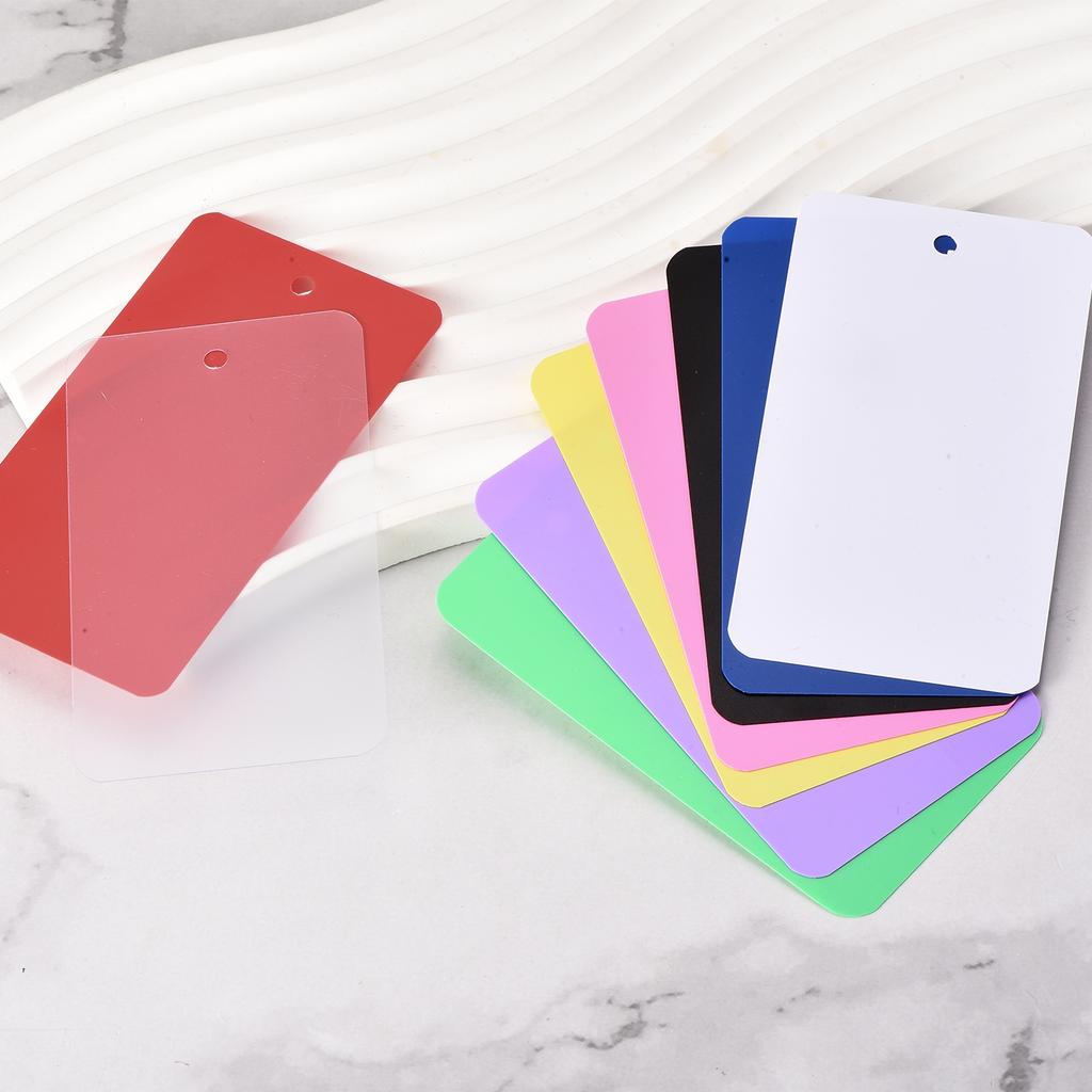 50pcs 3.2x5 Inch Waterproof Wires Plastic Shipping Tags for Product Identification Tags Valve Marking Outdoor Tagging