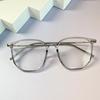 Chic Polygon Women's Clear Lens Glasses - Blue Light Blocking TR Frame