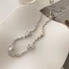 Fine Jewelry for Women Girls Pearl Irregular Heart Chains Choker Pendant Necklaces Luxury Trend Aesthetic Jewelry
