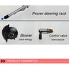 LHD Power Steering Rack Gear Box For Nissan X-TRAIL T30 2001-2007 49001-ES60A 49001ES60A 49001ES61C 49001-ES61C