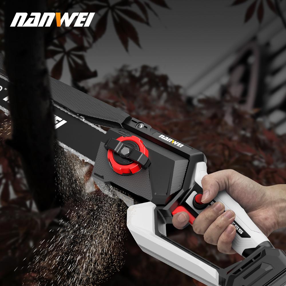 NANWEI 12 Inch Electric Chain Saw 2300W with Brushless Motor