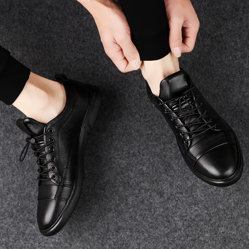 Business casual shoes summer new breathable soft-soled shoes trendy shoe board