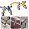 Double Head Water Faucet Garden Irrigation Garden Watering Valve Switch Washing Machine Accessory Thread Alloy Sink Tap