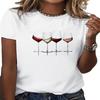 Short-sleeved T-shirt European and American Summer New Women's Fashion Casual Home Commuting Versatile Round Neck Short-sleeved T-shirt