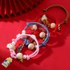 Adjustable Kitten Collar With Safety Bells Pet Necklace with Antiflea Wood Beads For Cats Everyday Wear