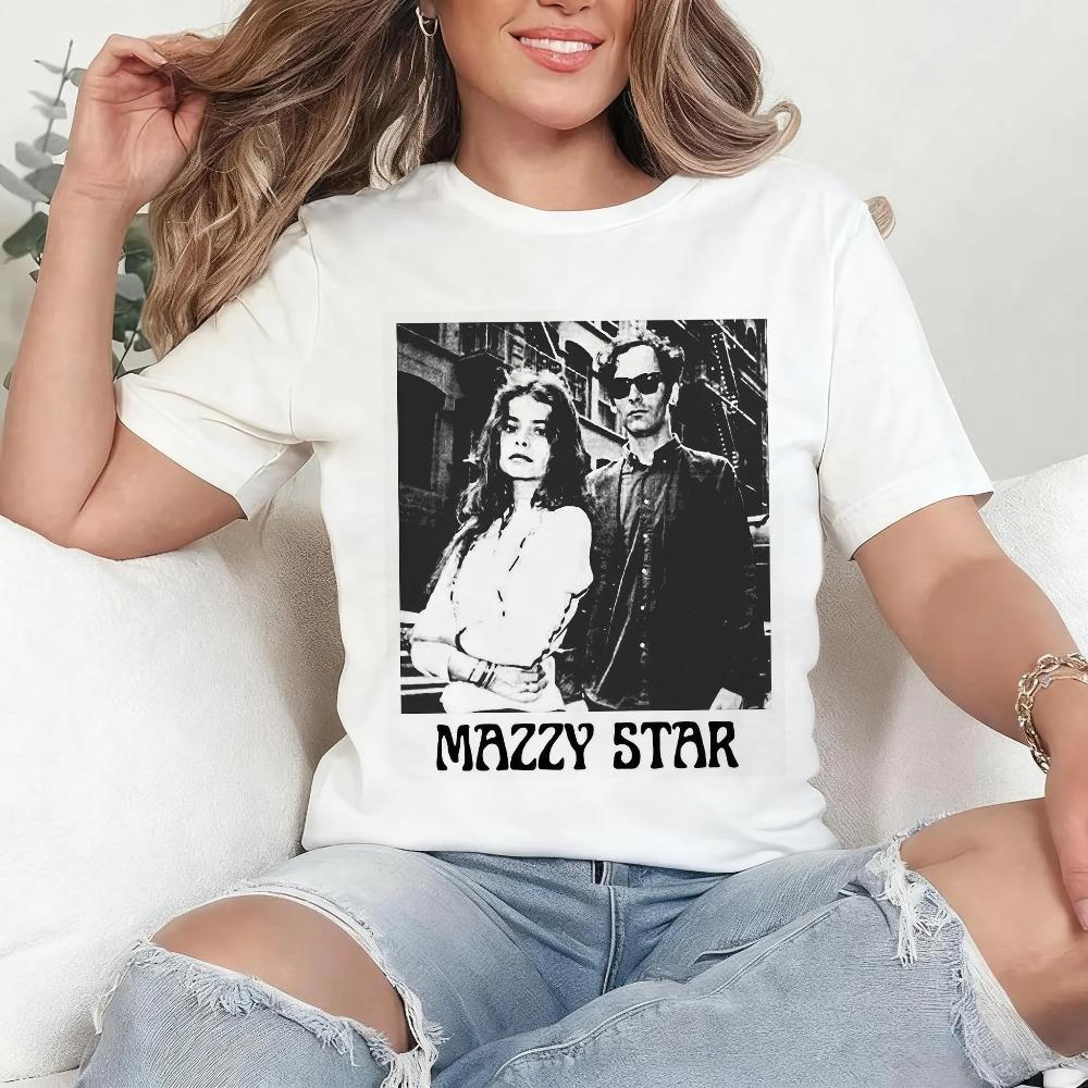 

Mazzy Star Album Tshirt Retro Style Tshirt Summer New Item Unisex Casual Fashion Tshirt 3XL