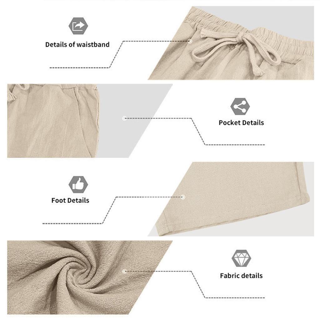 Men's Linen Summer Hooded Sleeveless Shirt & Shorts Set - Breathable Cotton Two-Piece