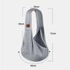Front Pocket Cat Carrier Bag Large Capacity Shoulder Sling Bag Portable Pet Crossbody Bag  Outdoor