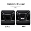 New Senior R Rline Logo Car Steering Wheel Trim ABS Plating Stickers Accessories For Volkswagen GTI Polo Golf Scirocco Jett
