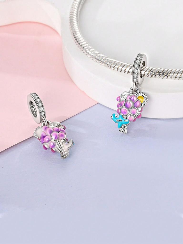 Charms Plata Backpack Flowers High Heels Beads Charm Copper Plated Fit Copperoriginal Bracelet For Jewelry Making Diy Charm