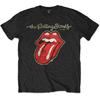 The Rolling Stones - Plastered Tongue- Černé Tričko Unisex Tričko