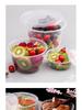 Disposable Transparent Food-Grade Round Takeaway Box for Salad, Bento, or Rice - High Temperature Resistant