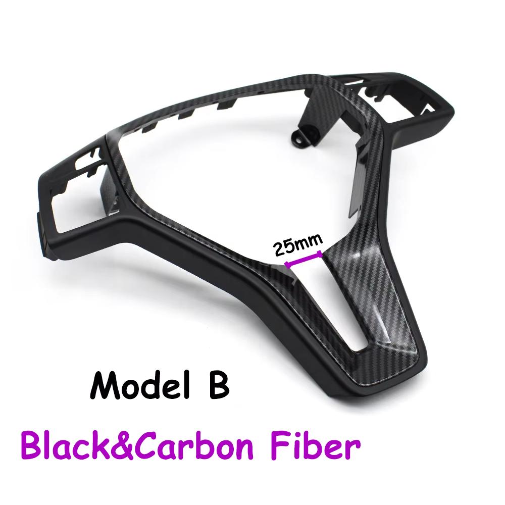 25MM Interior Car Steering Wheel Cover Panel Trim For Mercedes Benz A B C E Class W176 W246 W204 X204 W212 W207 W156 W117