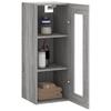Wall Cabinet Gray Sonoma 34.5 X 34 X 90 Cm