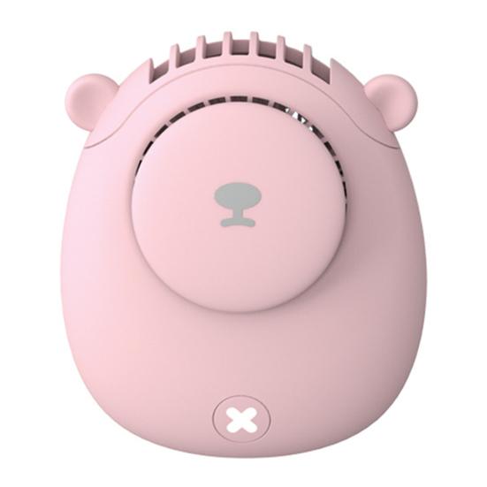 Summer Cooling Fan 3 Speeds Strong Airflow Low Noise Compact Size Rechargeable Personal Fan Neck Hanging Fan