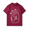 Men's 100% Cotton Casual O-Neck Short Sleeve T-Shirt, Hand Gesture OK Pattern Printed Breathable Lightweight Summer Regular Fit Daily Wear Basic Tee T