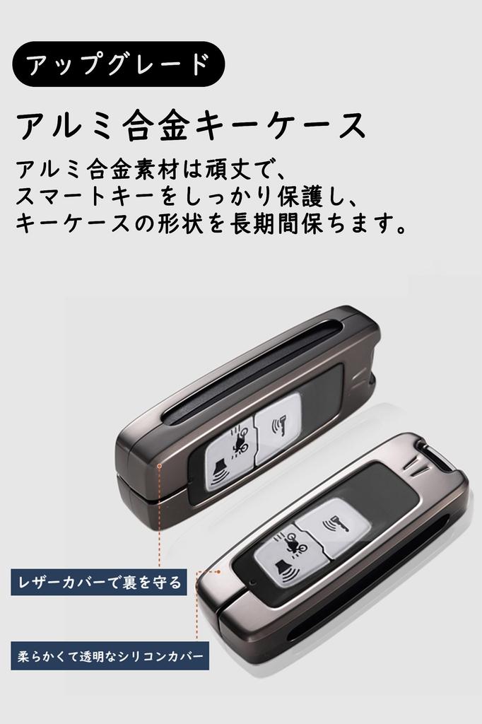 [ontto] Honda Key Case Key Cover Key Holder Zinc Alloy + Leather N-BOX Custom