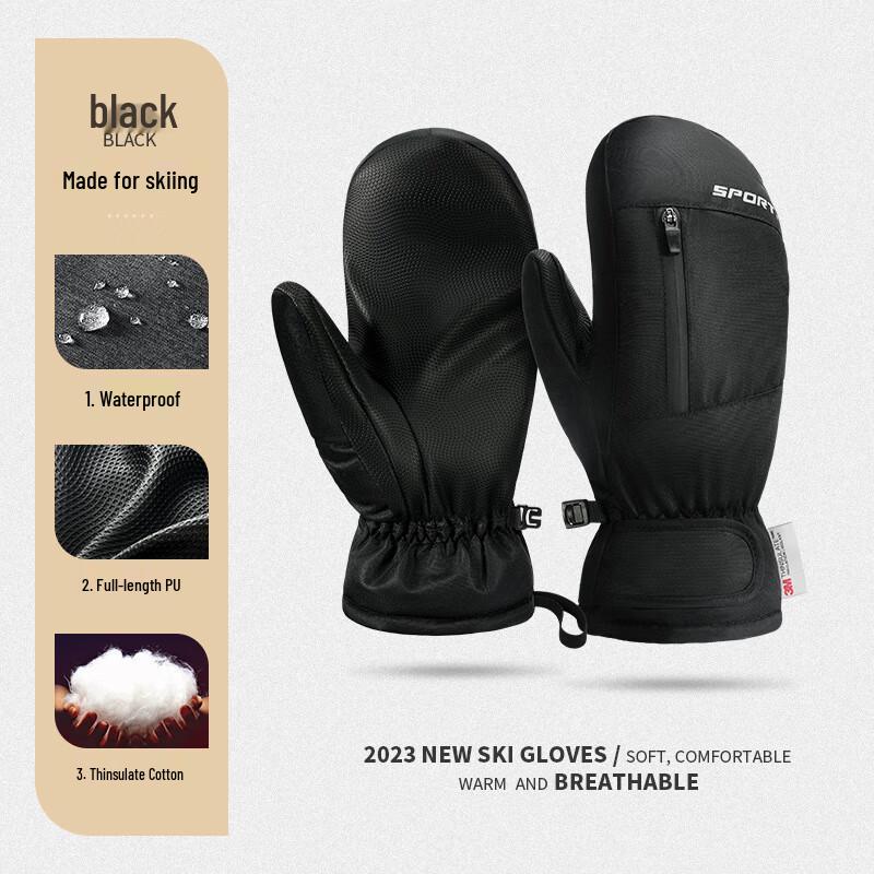 Golovejoy SK32 Winter Waterproof Ski Gloves One Size