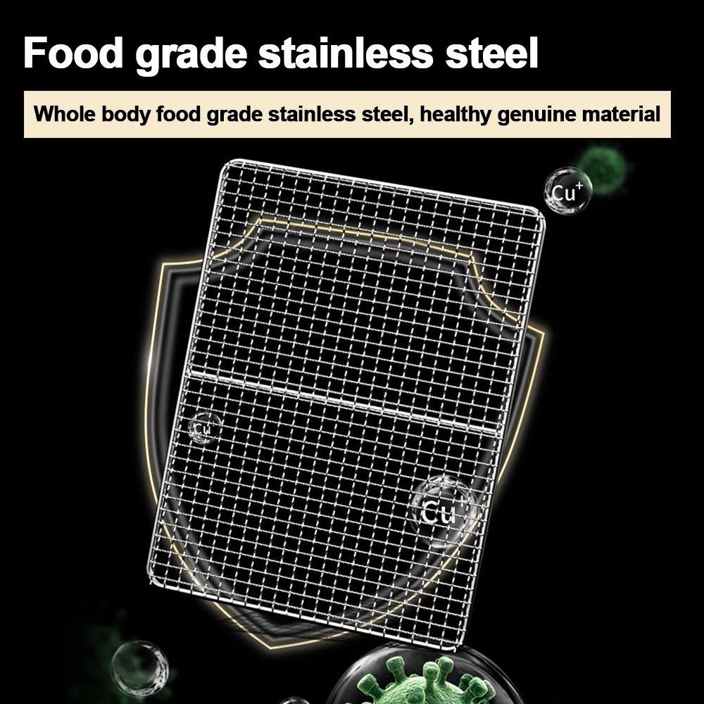 Quadratisches Grillrost Eisendraht Barbecue-Netz Neues BBQ-Röstnetz