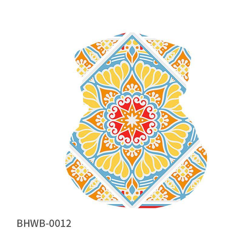 

Summer Sun Protection Scarf Neck Protection UV Protection Female Outdoor Ice Silk Mask Florals Digital Printing Cycling Bandana BHWB-0012 Spring and Summer Ice Silk