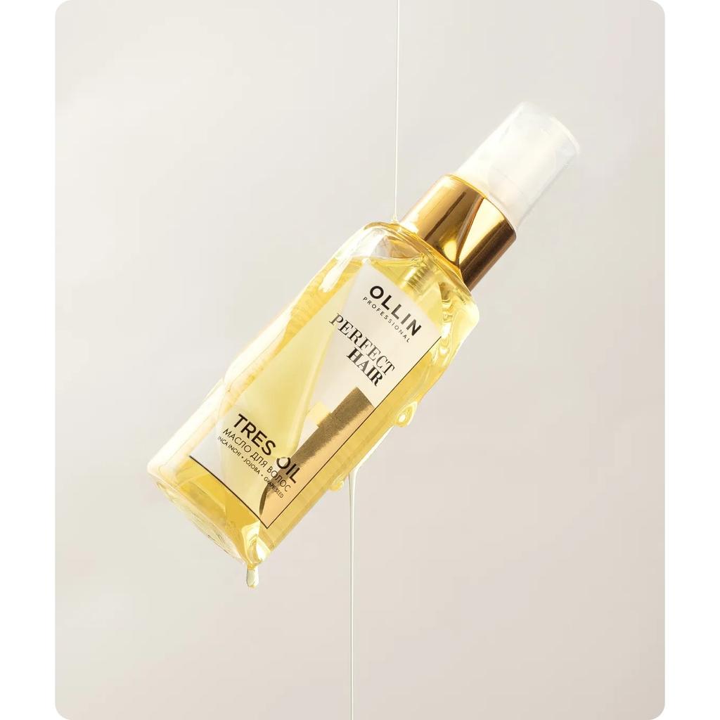OLLIN PERFECT HAIR Oil 50ml, Argan & Jojoba Hair Oil for All Hair Colors, Repair Dry & Frizzy Hair