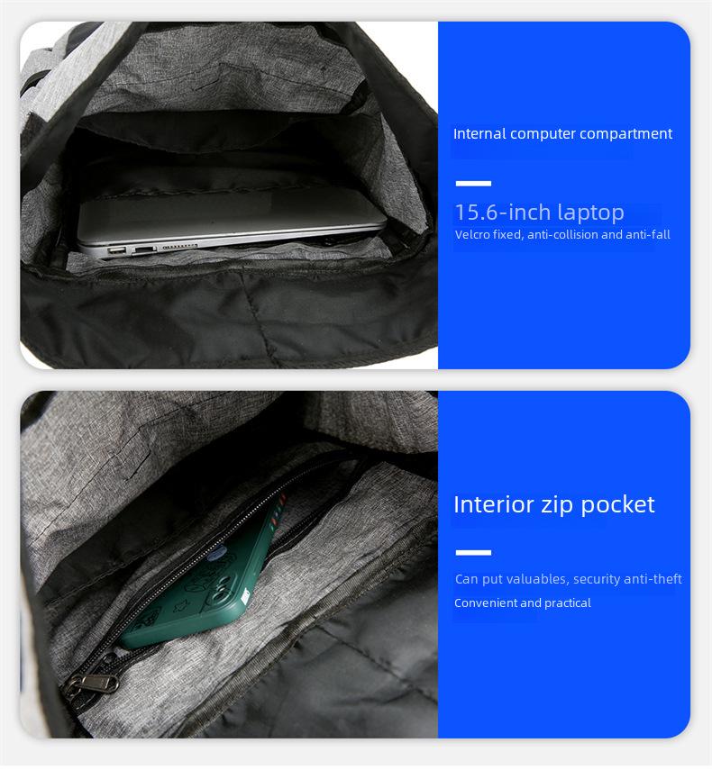 Ultralätt Vattentät Vikbar Reseryggsäck