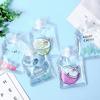 Portable Safe Hot Water Bag Cute Girl Heart Relaxing Transparent Warm Water Bottle Household Mini PVC Material Hand Warmer 1pc