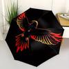 1pc Phoenix Feather Automatic Opening/closing Umbrella with Auto Open/Close, Windproof, Foldable Sunshade yy250811132
