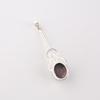 Black Rhodonite Gemstone 925 Sterling Silver Jewelry Handcrafted Pendant 1.79" PP-60-38