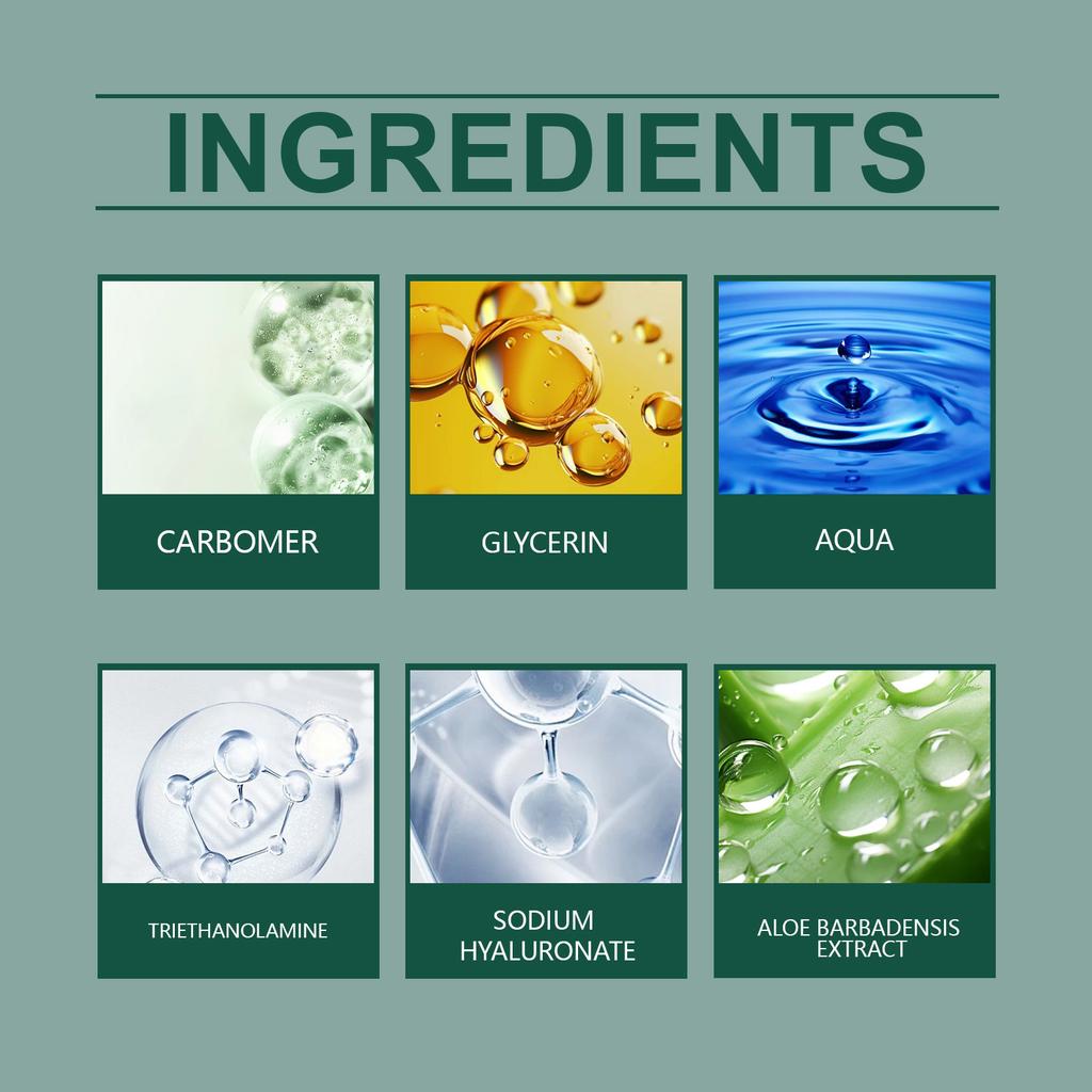 Aloe Vera Gel Hydrating Moisturizing Nourishing Care for Soft Glowing Skin Gentle Skincare