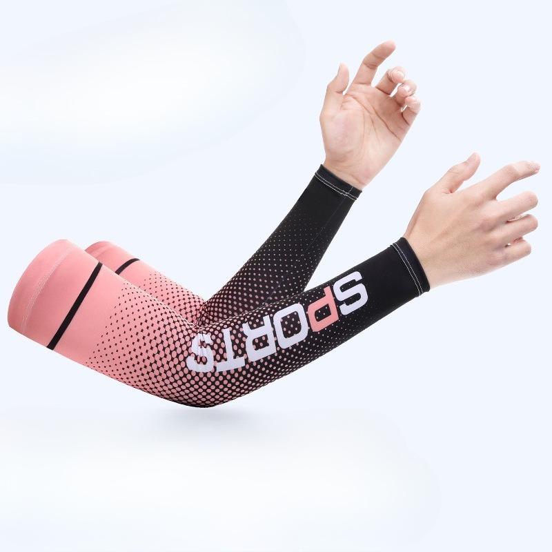 1 pair Cooling Arm SleevesStylish Arm Protectors Suitable for Outdoor Sports Such as Golf Cycling and Driving