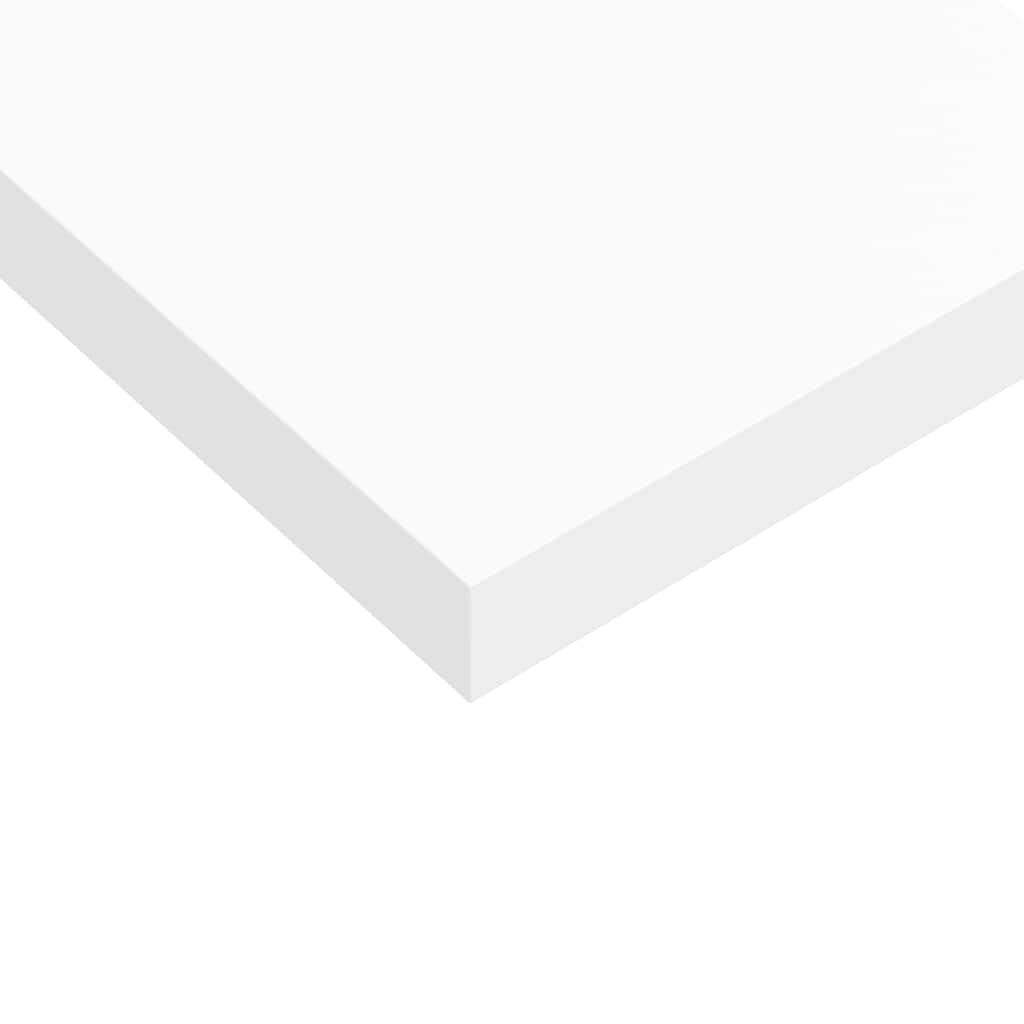 Floating Shelves 2 pcs. White 120 x 23.5 x 3.8 cm MDF