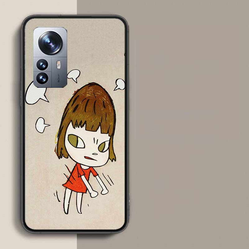 Cute Nara Yoshitomo Art Phone Case For Redmi Note 13 Pro Plus 14 Pro+ 12S 12 11S 11T 11E 11 10S 10 9S 9 Xiaomi Capa TPU