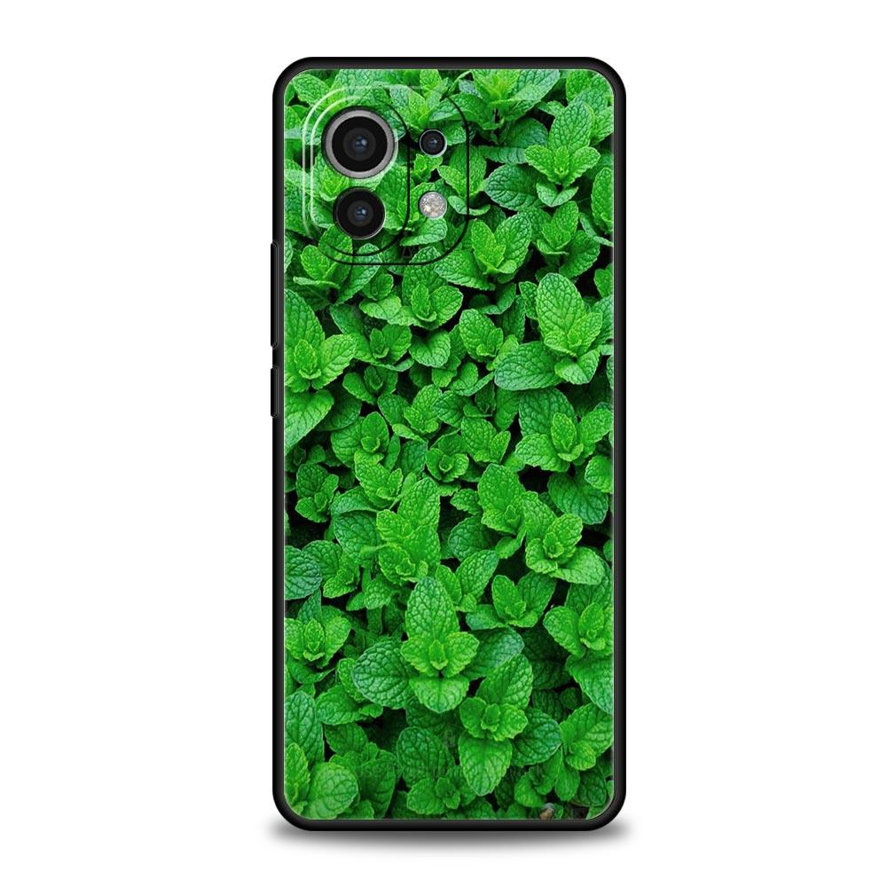 Phone Case For Xiaomi Mi 15 14 14T 13T 12T Pro 12 13 11 Lite 5G 11T X6 X5 Pro Soft TPU Cover Lucky Grass