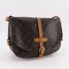 LOUIS VUITTON Saumur PM Shoulder Bag M93998 Tyu Luco Words Brown Monogram Perfo Women Used