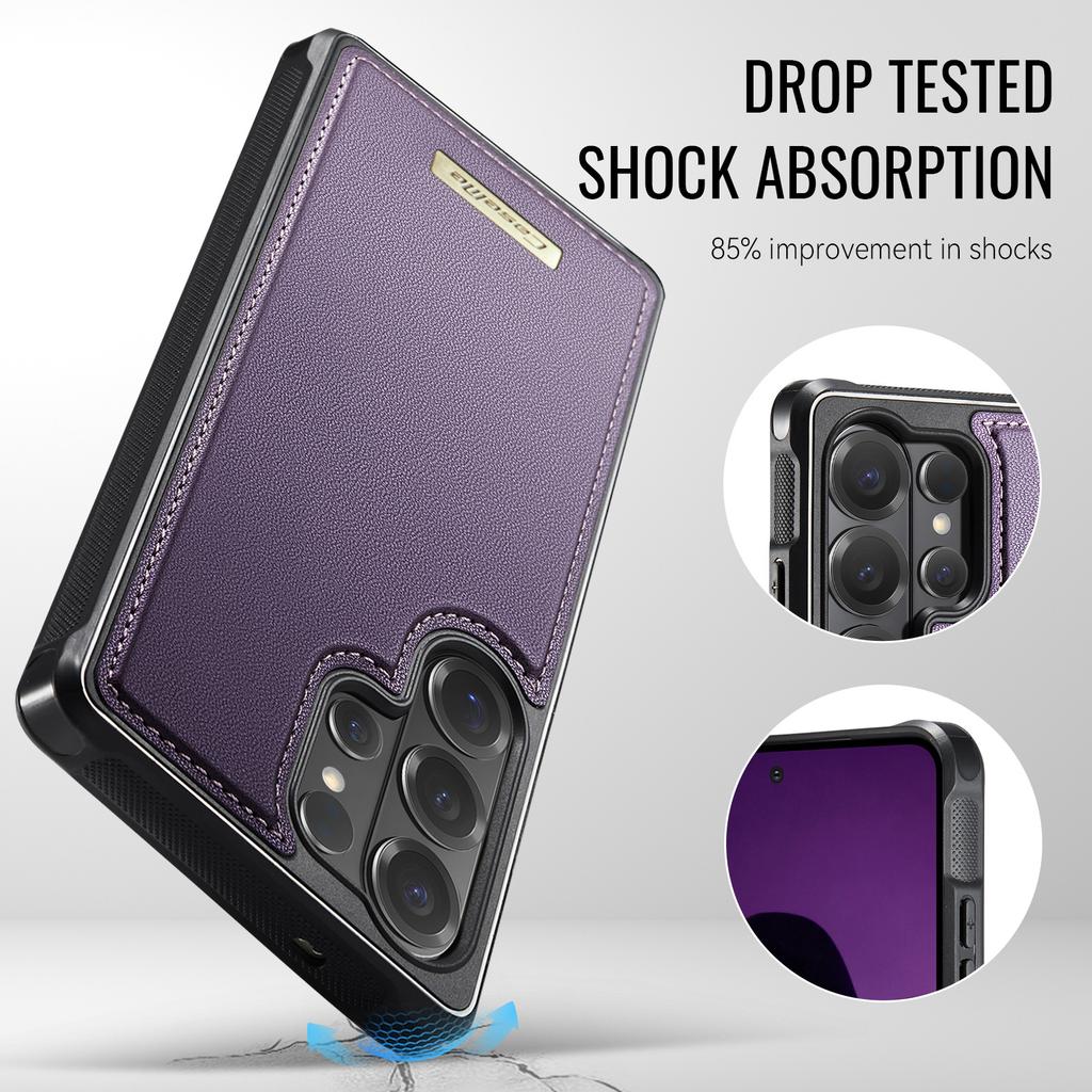 Luxus Business Magnetische Lederhülle für Samsung Galaxy S26 Ultra S25 FE S24 Plus S23 S22 A17 A07 A57 A37 A16 A26 A36 Cover