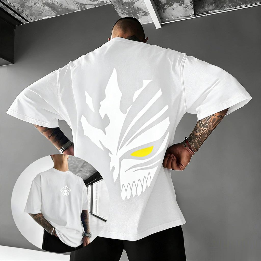 Oversized Vintage Graphic T Shirt Men Women Short Sleeve Tee Japanese Anime Print 2026 Summer Y2k Streetwear Casual Top Harajuku