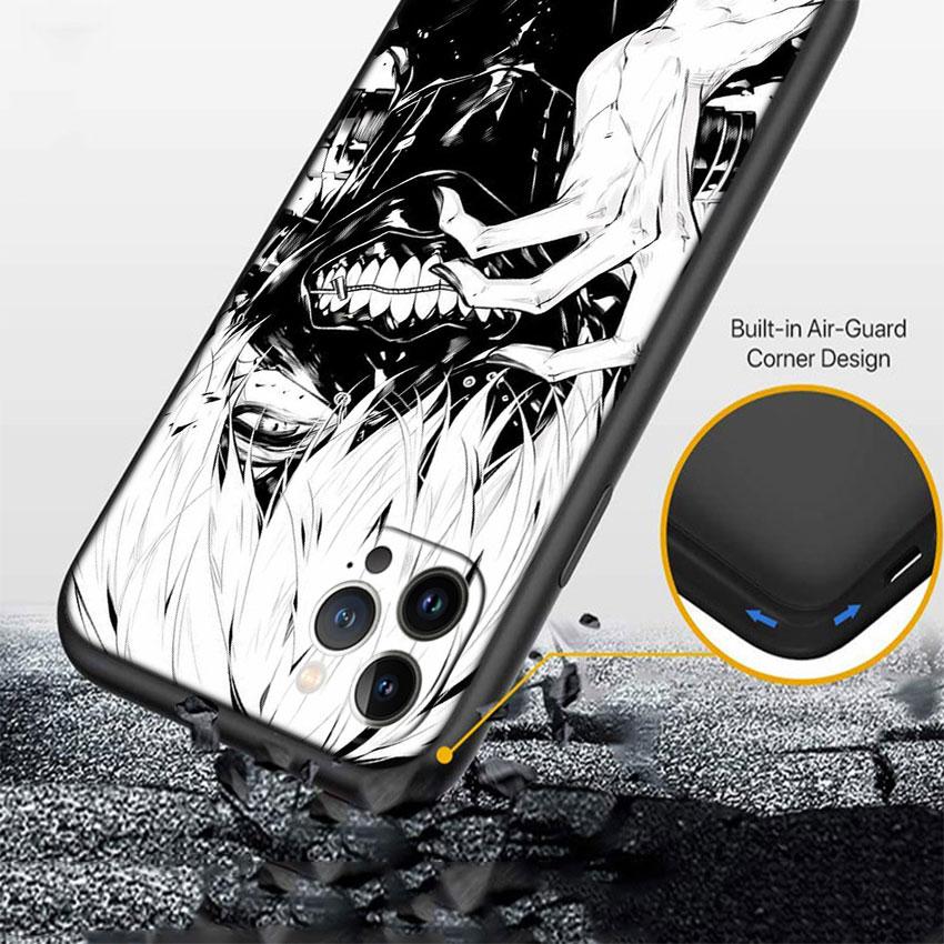 HK73 Tokyo Ghoul Soft Shell Phone Case for iPhone SE X XS XR 16E 17 11 Pro Max 8 7 6 6s Plus Air