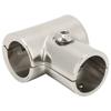 Łącznik poręczy łodzi ze stali nierdzewnej Heavy Duty Tee 90 stopni Split Connector do rury 25mm/1in