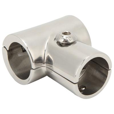 Nerezová lodní zábradlí Kování Těžké 90° T-kus Rozdělovací Konektor pro 25mm/1in Trubku