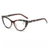 Neutral Fashion Cat-Eye Blue Light Blocking Reading Glasses Women's New Luxury Elegant High-Definition Reading Glasses +3.5+4.0