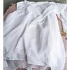 Weiße französische schicke Bluse ärmellos Schleife Design elegante hochwertige Mode Shirt Frauen
