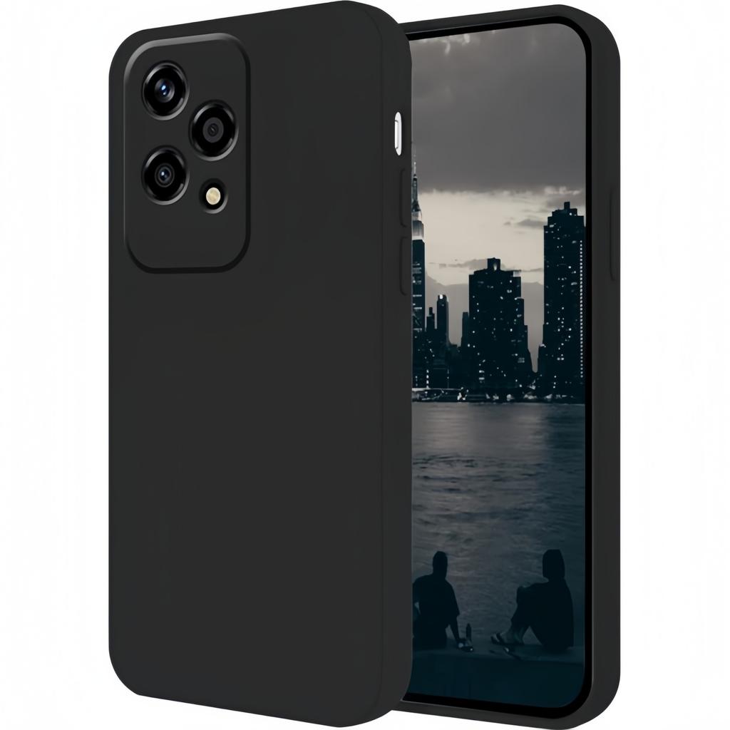 Noble Fashion Solid Colour Shockproof Protective Liquid Silicone Case For Honor 200 Lite