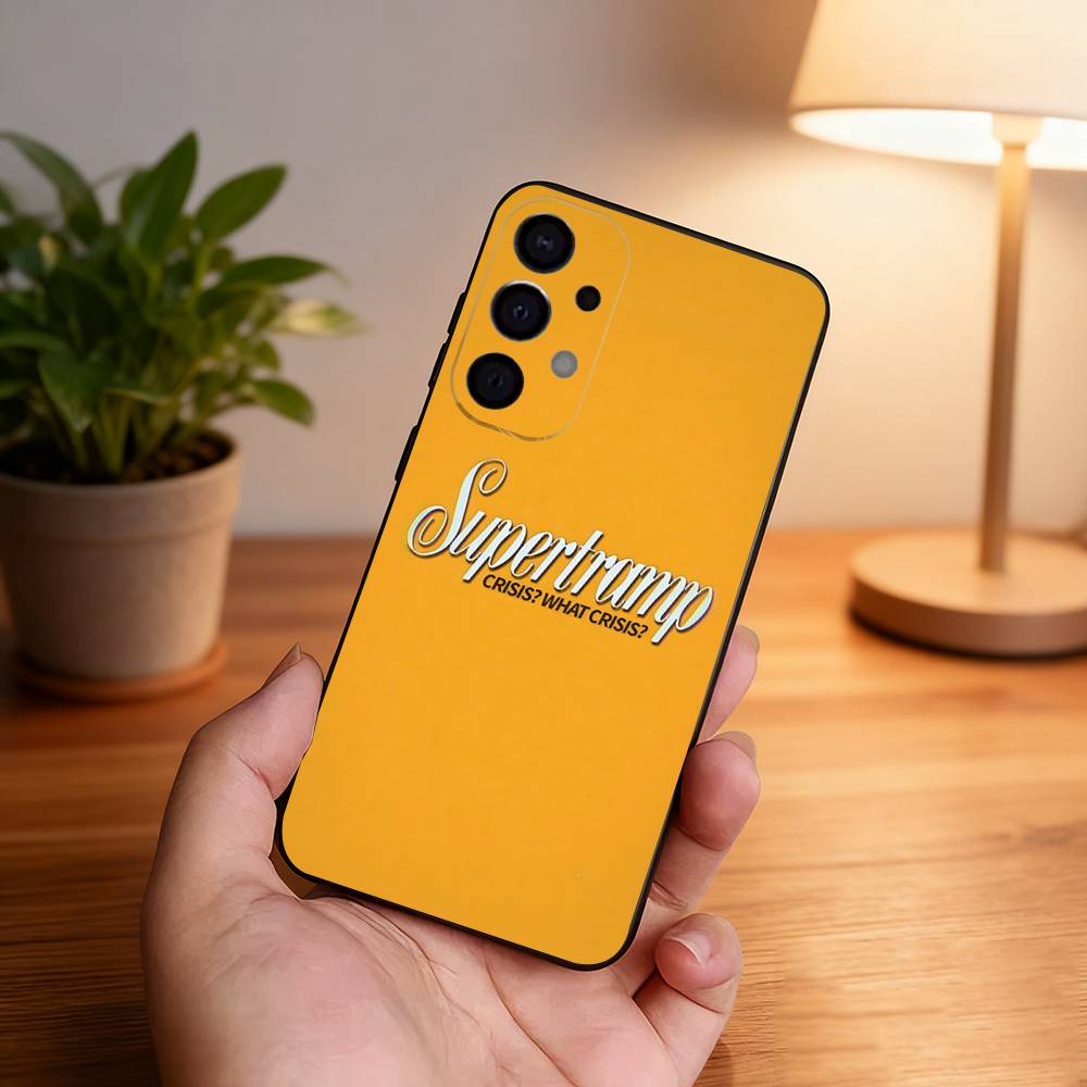 

S-Supertramp Breakfast in America Black Cover Phone Case For Samsung S26,S25,S24,S21,S22,S23,S30,Ultra,S20,Plus,Fe,Lite,5G Samsung S25ULTRA