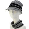 Mizuno Breath Thermo Brim Knit Golf Cap (with Neck Warmer), E2MWC505, Men's, Gray, Size F
